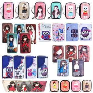 장지갑 반 화장품 에나멜 파우치 가방 필통 동전