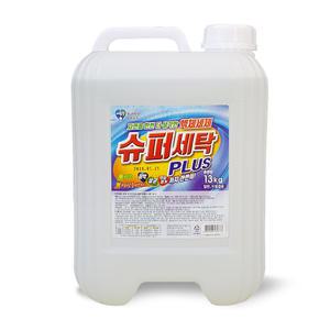 슈퍼세탁 대용량 액체세제 15kg 업소용 말통 세탁세제 빨래방 세탁소