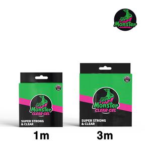 몬스터클리어겔 다용도 초강력 실리콘 투명 멀리탭정리 양면테이프 1m 3m
