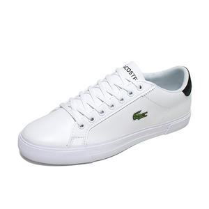 라코스테 르론드 플러스 0121 1 CMA 스니커즈 화이트다크그린 남자 가죽 운동화 신발 742CMA0026-1R5