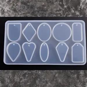 레진 공예 아트 재료 태그 키링 팬던트 레진 실리콘 몰드