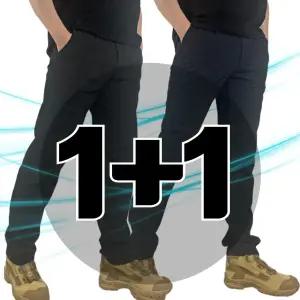 원 플러스 원 여름 무지 작업복 바지 GT 남성 남자 스판 등산 노가다 하의 냉감팬츠 빅사이즈