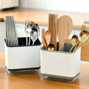 모던 칸막이 수저통 보관함 물빠짐가능 수저함 젓가락통