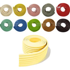 플로엠 소프트 안전 모서리 보호대 엠보 ( 투명 우드 월넛 양면테이프 아기안전 쿠션 모서리가드