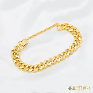 순금 팔찌 팔각 콤비 체인  18.75g