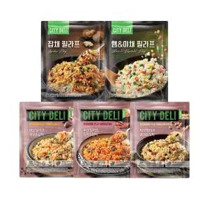 시티델리 풍미가득 볶음밥 5종 15봉 (김치/새우/포크/잡채/햄야채)