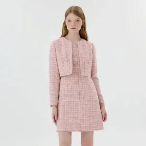 [LINE](광주신세계)[라인어디션] [BYLYNN]오픈자켓 트위드 미니 원피스 NWOPOK0800