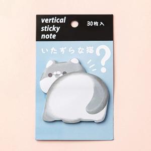 접착식 동물 고양이 포스트잇 메모지 점착메모지 (WFFK2QB)
