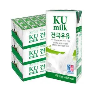 건국 멸균우유 200ml 72팩