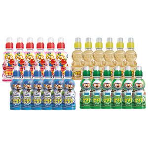 뽀로로음료 4종 24개 세트 (제로딸기6+밀크6+보리차6+사과6)