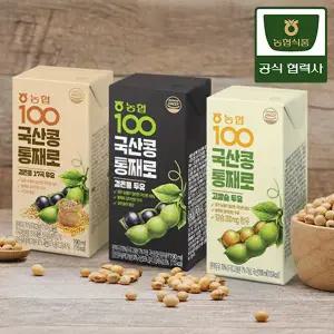 농협식품 농협100 국산콩 두유 190ml 32팩/48팩/64팩 (검은콩,고칼슘,17곡)