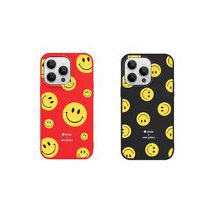 SUN FIX 스마일 소프트 컬러 젤리CASE 갤럭시 S25 S24 S23 아이폰 16 15