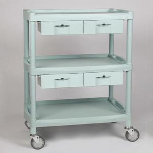 [열린세상] 다용도 병원 드레싱 3단 서랍 4칸 높은 이동카트 Y-301KH