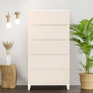 [보노하우스] 보노 심플리 550 서랍장 5단 와이드형 인테리어수납장12803725588854