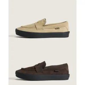 [반스](신세계 사우스시티) 스케이트 로퍼 스웨이드 베이지 검솔 다크브라운 검솔 / VN000VA6DRT VN000...