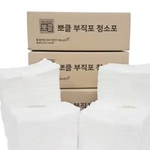 뽀클 부직포 정전기 청소포 대용량 300매 표준형 대형 2가지 사이즈 막대걸레 밀대