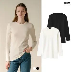 [HUM]여) 스판피치 기본 TS (FHMWCTR504M)