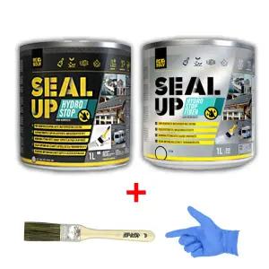 씰업 하이드로 스탑 방수제 회색 투명 세트