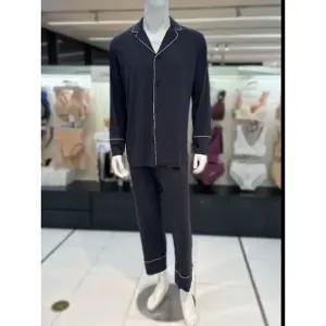 [갤러리아] 바바라 시그니처 마이크로 모달 남성 파자마세트 AMP4617B-BK