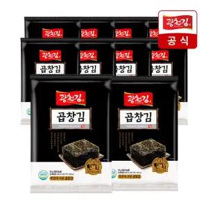 [광천김] 무조미 구운 곱창 전장김 18g X 10봉