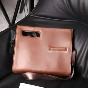 [벨가] 대학생 직장인 남자 브라운 크로스백 클러치백