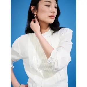[에잇세컨즈] 핀턱 벌룬 블라우스  화이트 (125364MQ41)