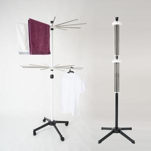 국산 이동식 빙빙 빨래건조대 2단 회전식 접이식 좁은공간활용