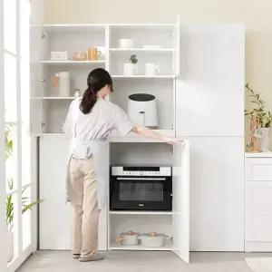 RZ9881  데일리 키큰 광파 오븐렌지대 2000 상하수납 주방수납장