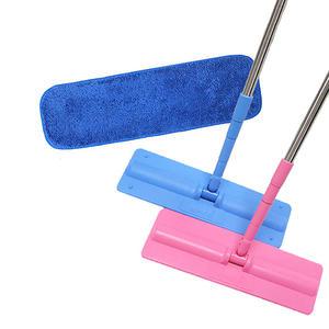 극세사 밀대청소기 세트 / 극세사패드6장+스텐밀대 물걸레청소기 물걸레 청소타올