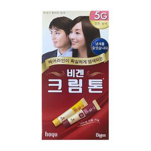 동아제약 비겐크림톤 5G 진한 밤색 40g 멋내기흰머리염색