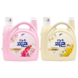피죤 고농축 오리지널 섬유유연제 대용량, 로맨틱플라워, 6L, 1개 + 써니가든, 6L, 1개