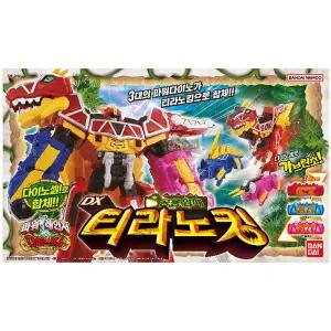 파워레인저 다이노포스 DX 티라노 킹 공룡합체 로봇 변신 캐릭터 장난감 완구 반다이