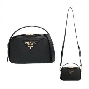 프라다 여성 레더 숄더 백 블랙 1BH203 2DKV F0632