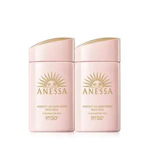 아넷사 퍼펙트 UV 선스크린 마일드 밀크 NA 60ml 2개