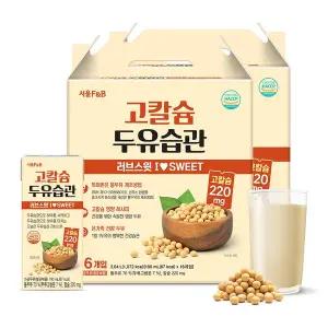 [서울에프엔비]고칼슘 두유습관 러브스윗 190mL x 32팩
