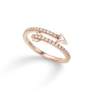 [미꼬]애로우 트위스티드 다이아몬드 링