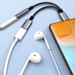 트론) 25W 갤럭시 C타입 충전 변환 듀얼 케이블 이어폰 3.5mm 갤럭시탭 TRON-C-21