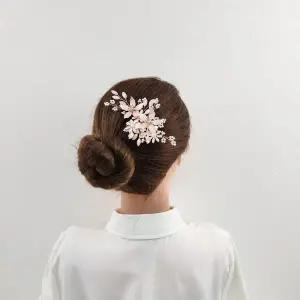 국산 한복 머리장식 뒤꽂이 웨딩헤어핀 혼주장신구 웨딩올림머리 3619