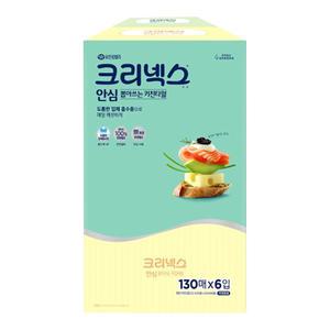 크리넥스 안심 뽑아쓰는 키친타월, 130매, 6입, 1개