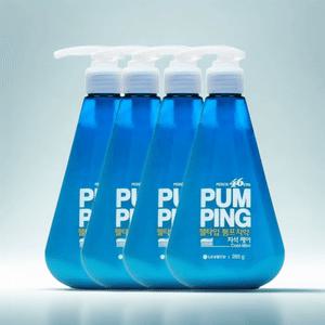 페리오 펌핑치약 스피아민트향 285g 4개