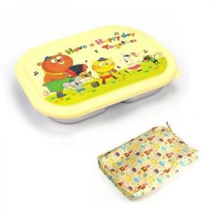 스텐 급식 식판 밀폐 식판 뚜껑 주머니