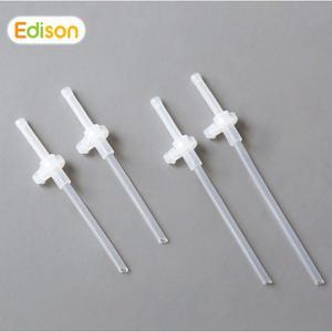 에디슨 자기주도 흘림방지 빨대컵 실리콘빨대컵용 리필빨대 127mm 180mm 중 택1 (호환품목확인)