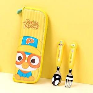 뽀로로 편한스푼포크 피크닉 안전지퍼 수저세트 (WFH7DC6)