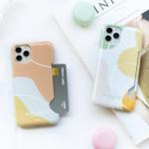 엠픽 플랜씨 추상 일러스트 유광 카드슬림핏