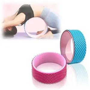 홈트 코어 운동 허리 등 전신 스트레칭 마사지 요가휠-WDF40B9