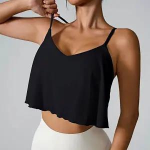 여름 운동복 레이어드 캐미솔 필라테스 요가복 5색-WFHJV7V