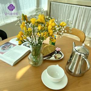 [담지플라워] 프리지아 후리지아 생화 꽃다발 꽃배달 택배