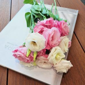 [꽃같은하루] 핑크 리시안셔스 꽃다발 생화 리시안서스 택배 주문