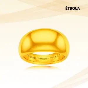 [에뜨루아]18K 볼륨 와이드 반지