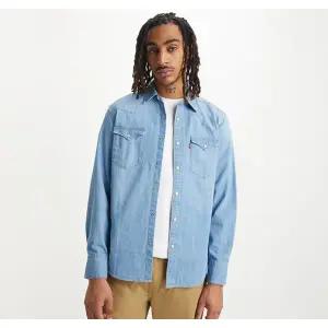 [롯데백화점]리바이스 남성 바스토우 웨스턴 데님 셔츠_85744-0047